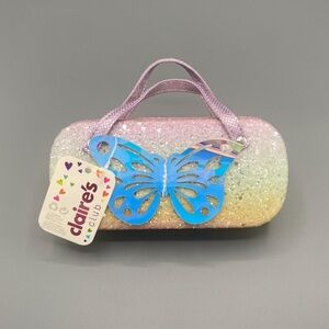 Claire's Glittery eyeglass case